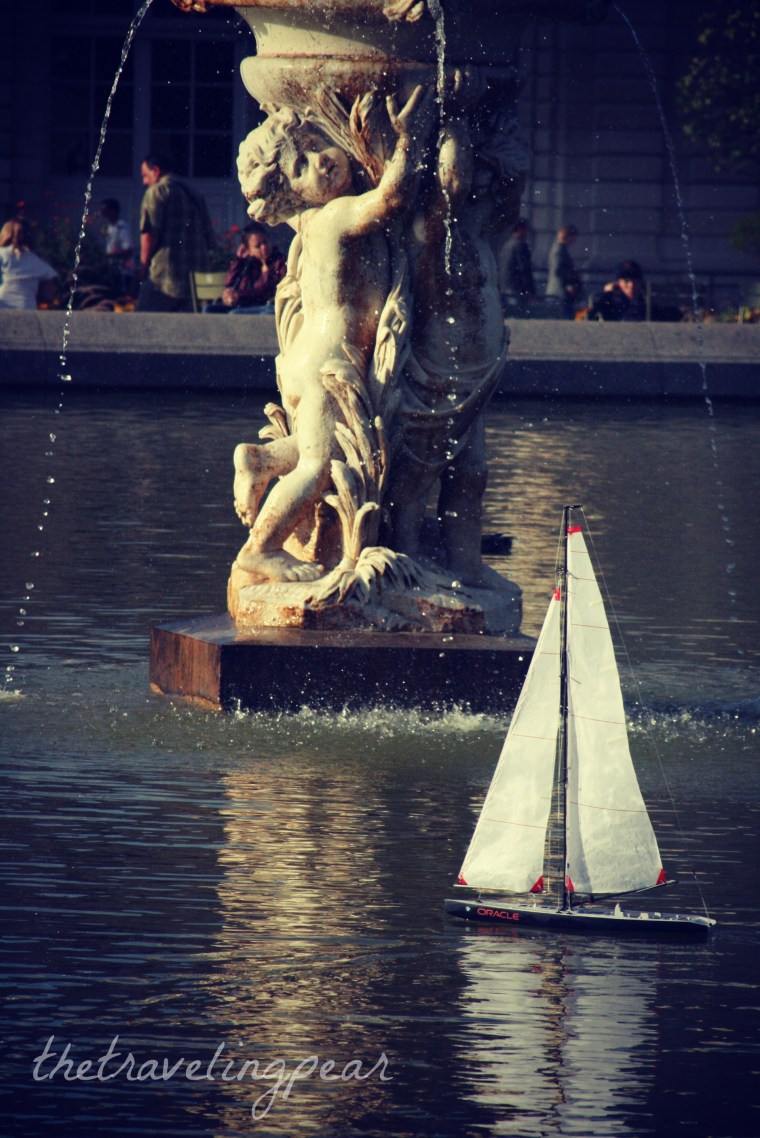 Luxembourg gardens sailboats