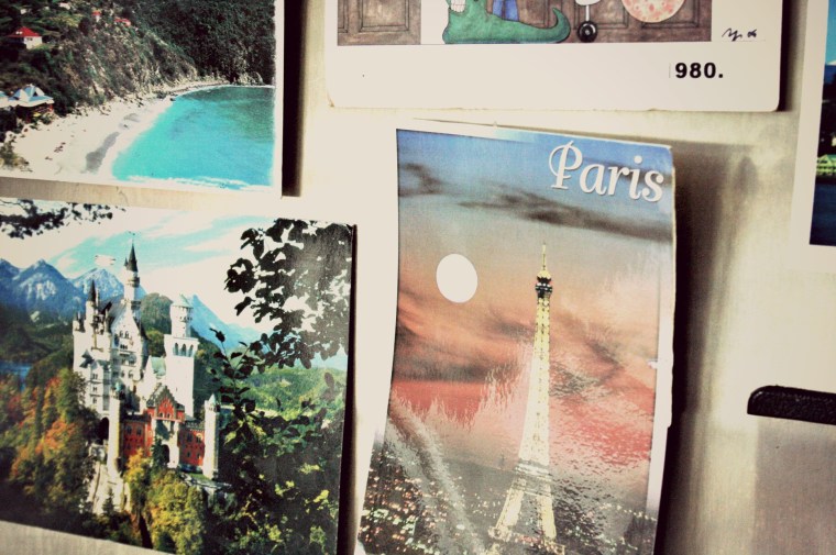 où êtes-vous paris postcard