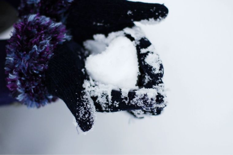 snow heart