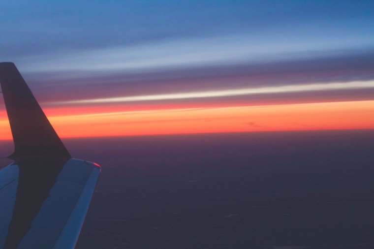 sunset over new england 