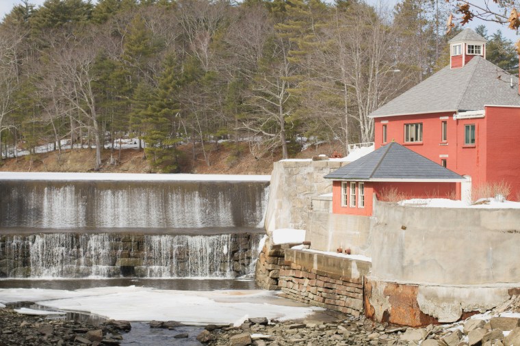 Belfast Maine waterfall 