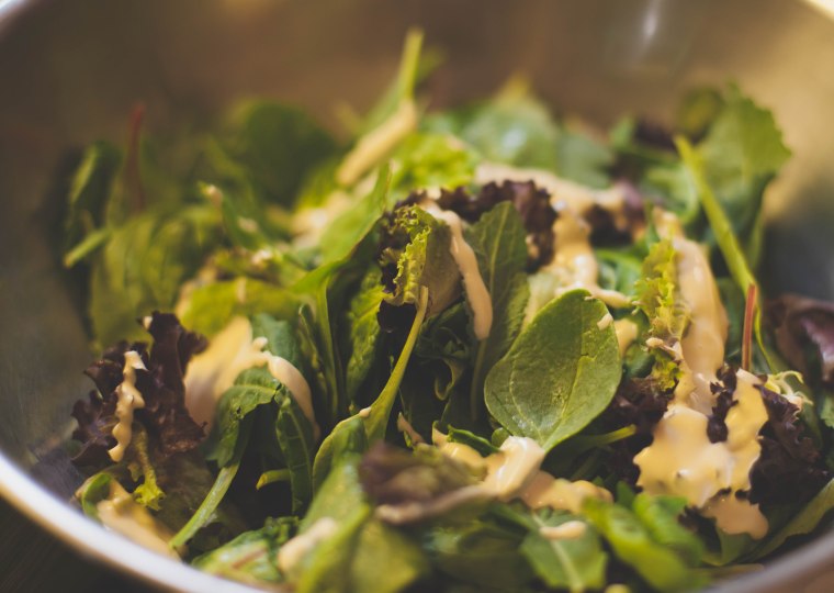 the cesar dressing is homemade...my favorite! 